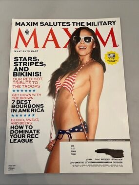 MAXIM Magazine - Salutes the Military “Army” Cover - May 2014 - Issue 193